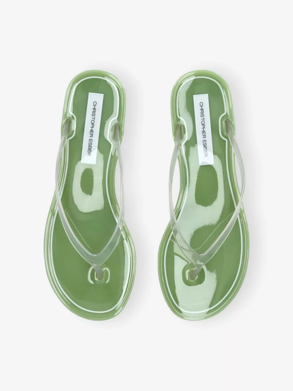 Jo Pvc Flip Flops - Eur 36 / 3 Uk Women