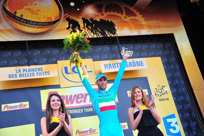 Vincenzo Nibali (Astana) wins stage 10