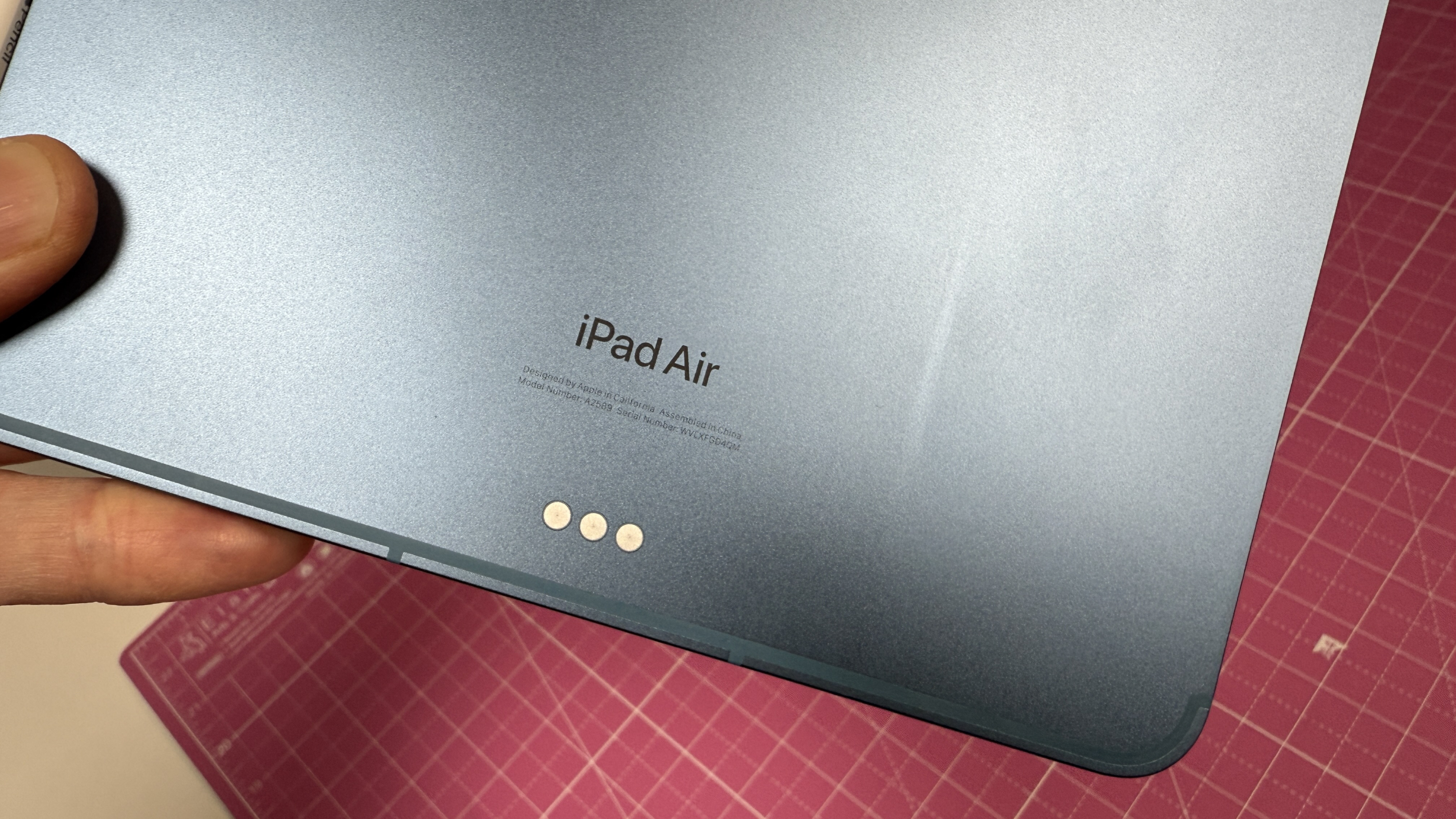 iPad Air product name on the iPad Air M2