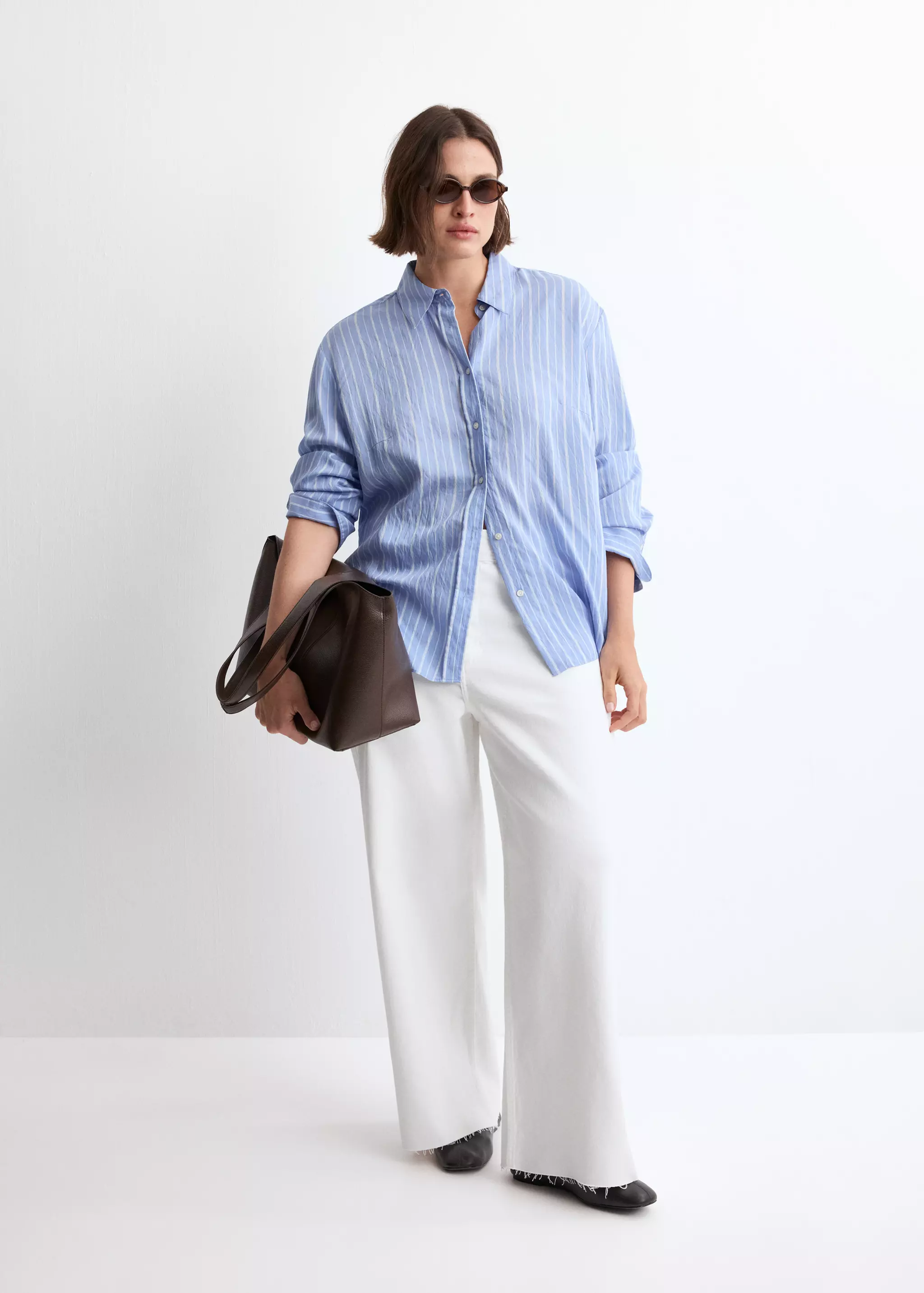Catherin Culotte High-Rise Jeans - Women | Mango United Kingdom