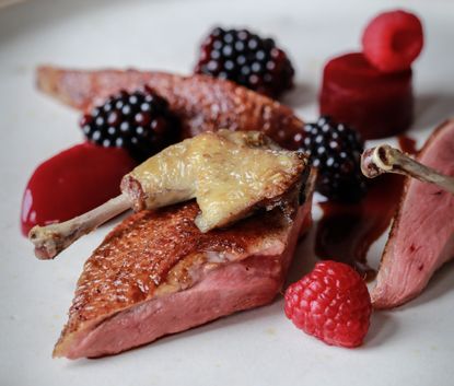 This pigeon recipe comes from the Michelin star-winning restaurant at Adare Manor.