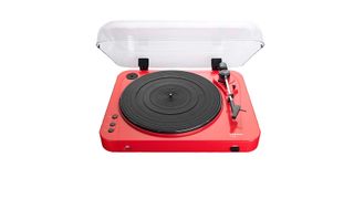 Best budget turntables: Lenco L-85 record player in red