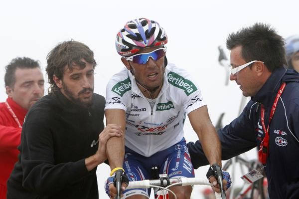 Joaquim Rodriguez (Katusha) came across in third.