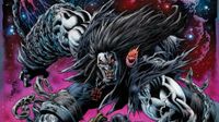 Lobo looking especially wild and dangerous.