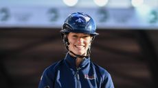 Britain&rsquo;s Lottie Fry at the World Dressage Championships 2022