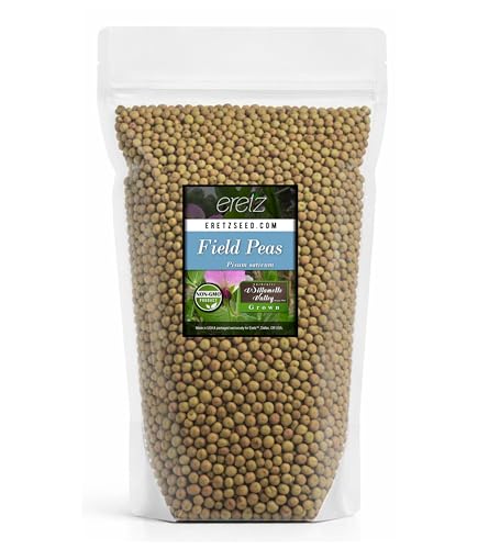 Dundale Field Pea Seeds by Eretz - Willamette Valley, Oregon Grown, Non-Gmo, No Fillers, No Coatings, No Weed Seeds (3lb)
