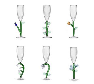 Ichendorf Botanica Set of 6 Optical Flutes