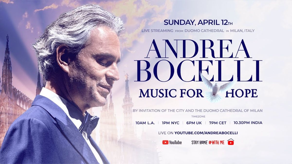 Andrea Bocelli Music For Hope