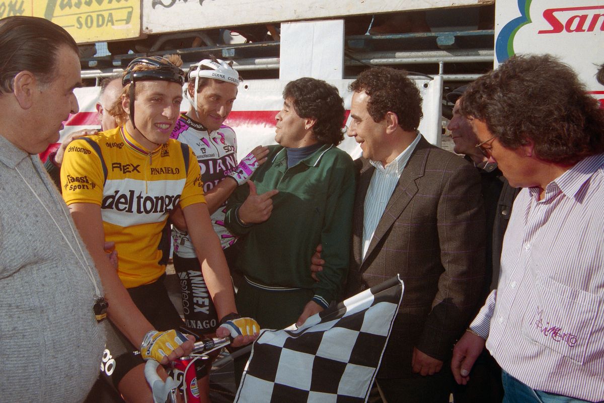 Diego Maradona at Tirreno-Adriatico 1990