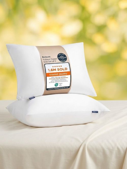 Bedsure Queen Size Bed Pillows (Set of 2)