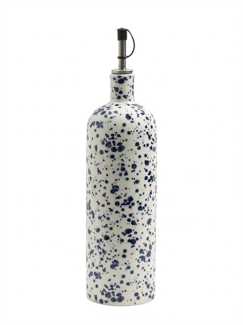 Blue Speckle Large Oil Bottle