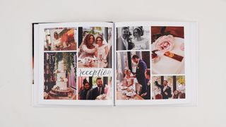 Spread from a Mixbook photo book