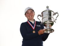 US Women's Open: Allisen Corpuz celebrates her victory