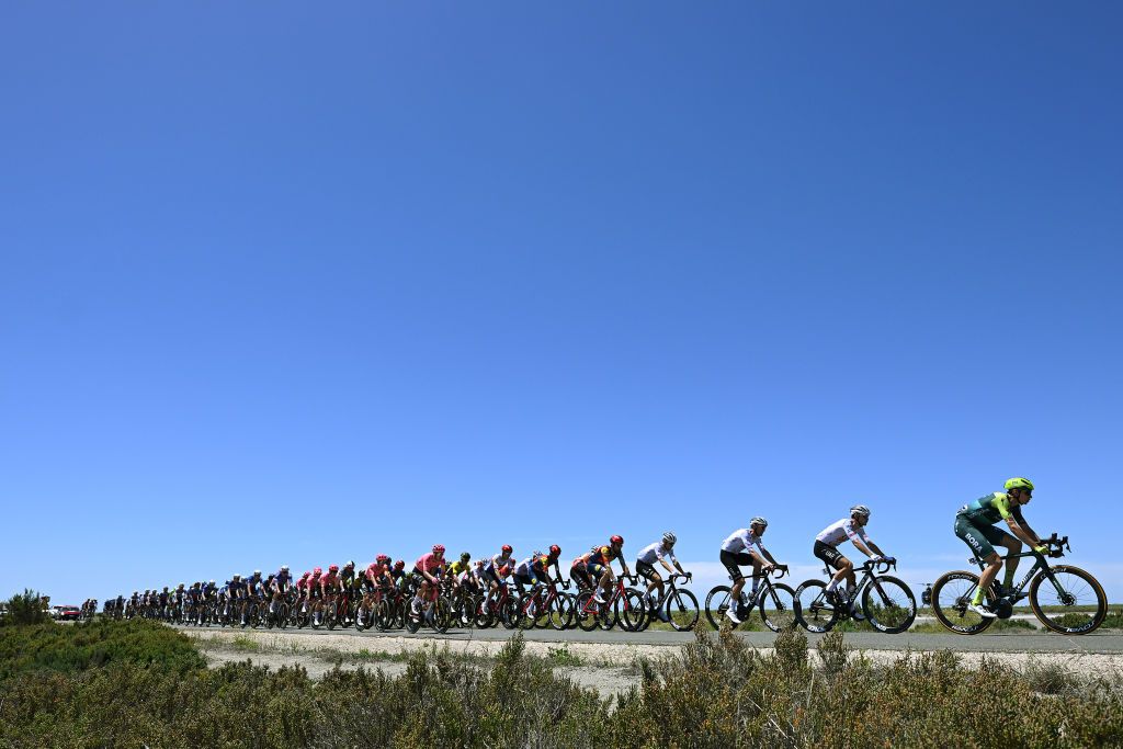 Peloton is strung out