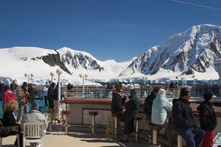Passenger cruise ships increasingly exploring remote regions such as the Antarctic.