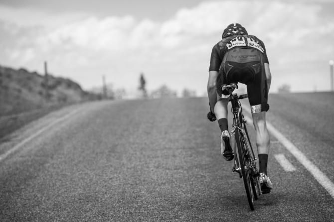 Rob Rosskopf (Hincapie) fights to keep his gap on the field