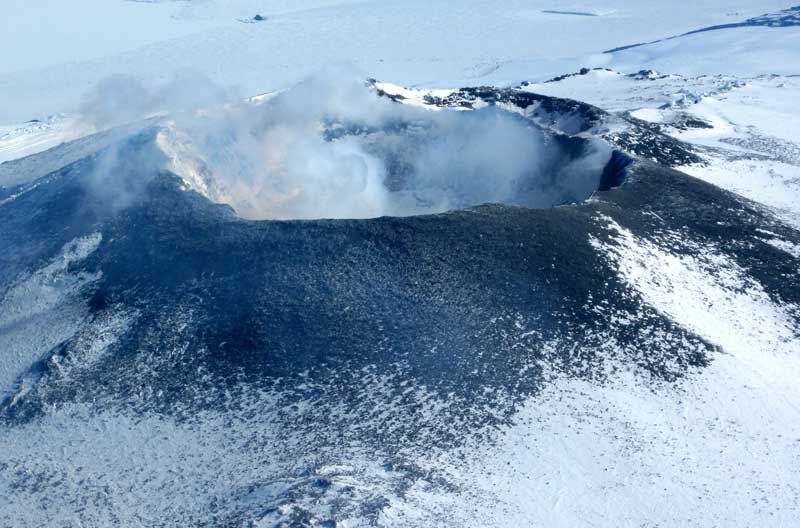 erebus volcano, antarctica volcano, volcano news, erebus images, magma imaging, what the inside of a volcano looks like, earth