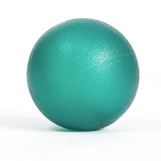 Balanced Body 4-Inch Inflatable Ball, Pilates Accessory for Men and Women, Workout Tool for Balance Exercise, Inflated, Green