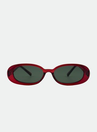 Otra Eyewear Gina Sunglasses in Transparent Cherry