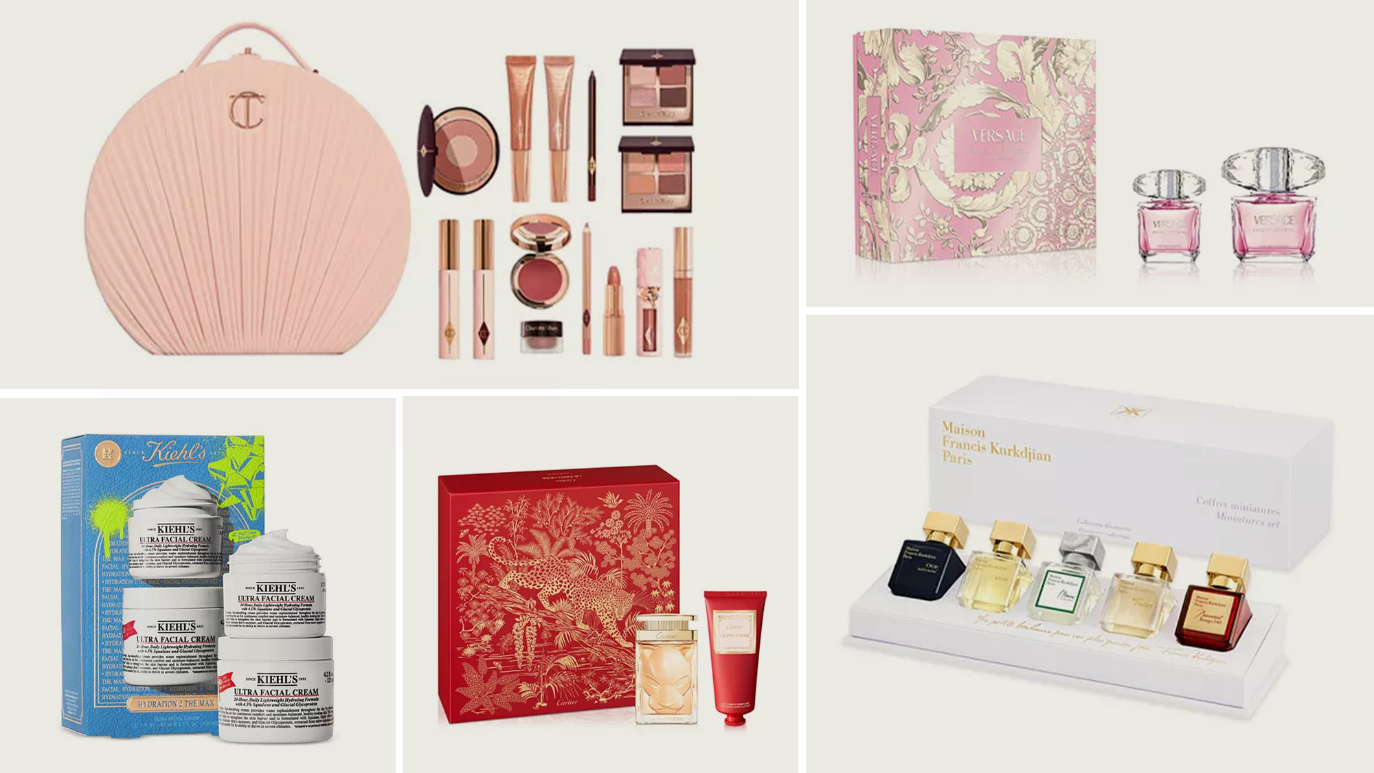 Collage Image of Holiday Beauty Gift Sets From Bloomingdale&#039;s