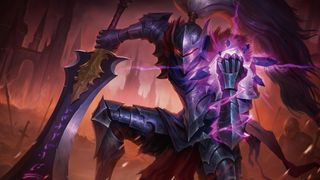 Painting values in digital art; a gothic fantasy knight