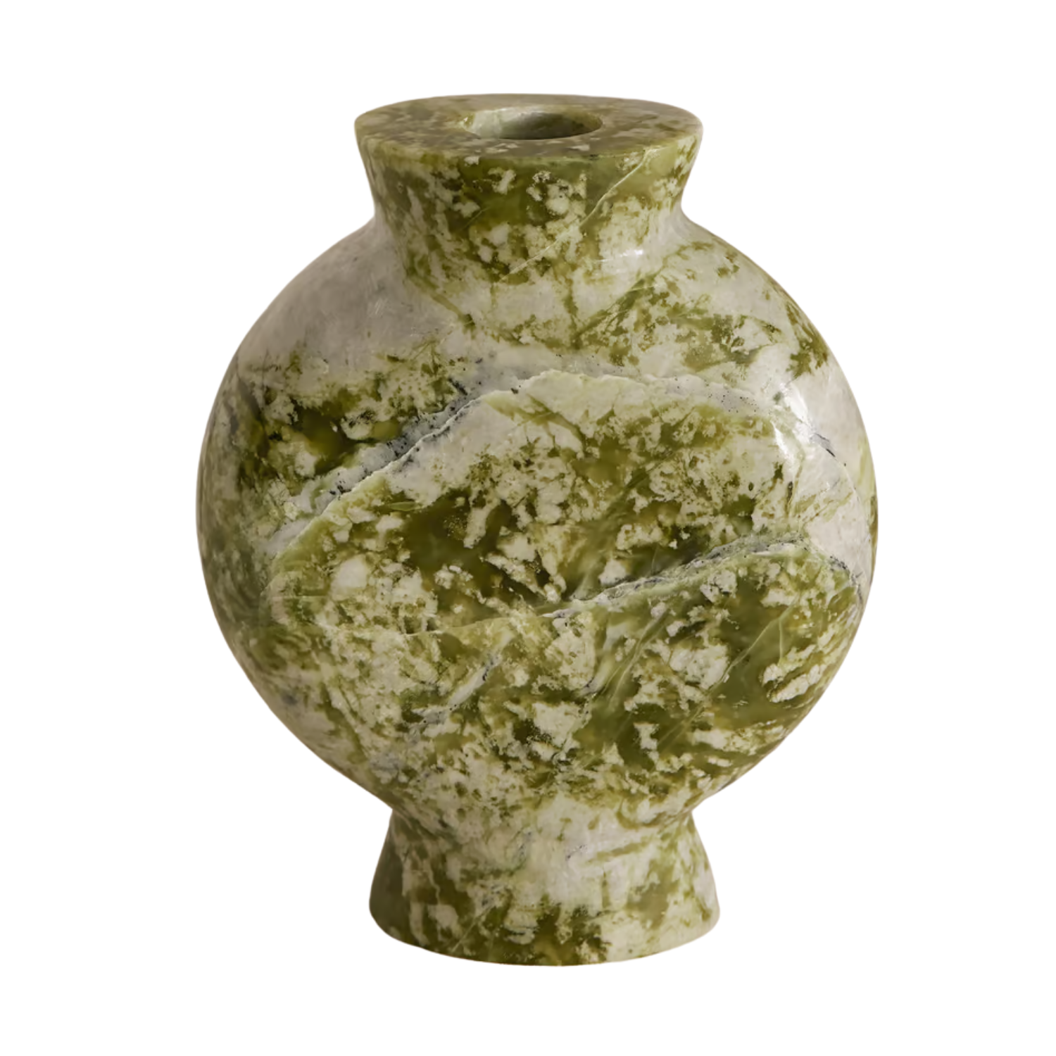 A green marble vase from Soho Home