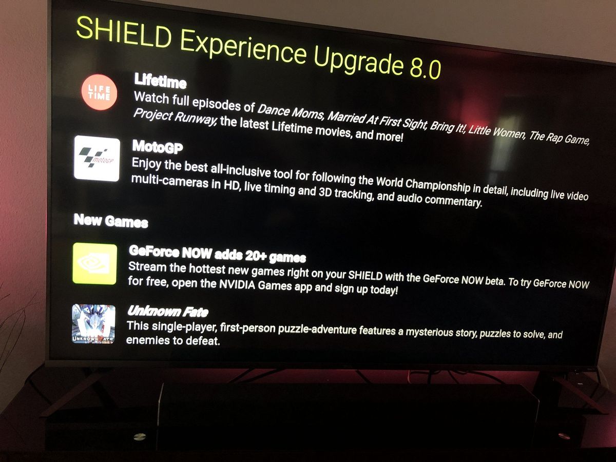 NVIDIA Shield update