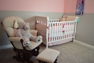 Nursery with Crib