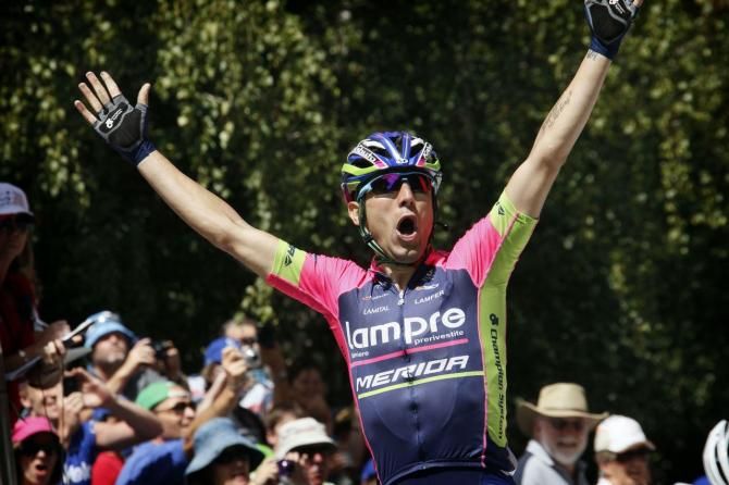 Ulissi celebrates his early season victory
