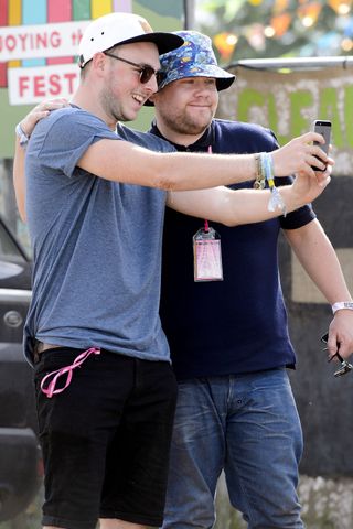 James Corden at Glastonbury 2015