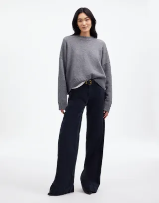 Madewell, Superwide-Leg Pants in Velvet