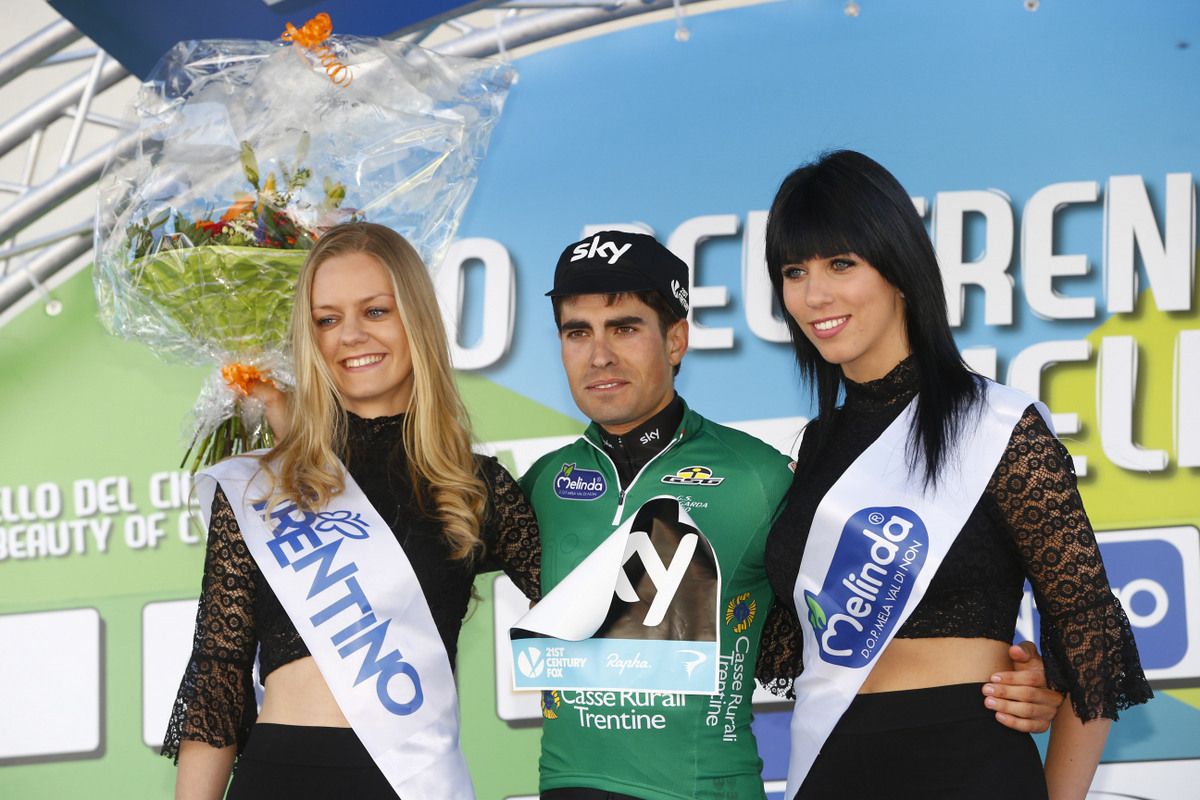 Mikel Landa (Sky) in the KOM jersey