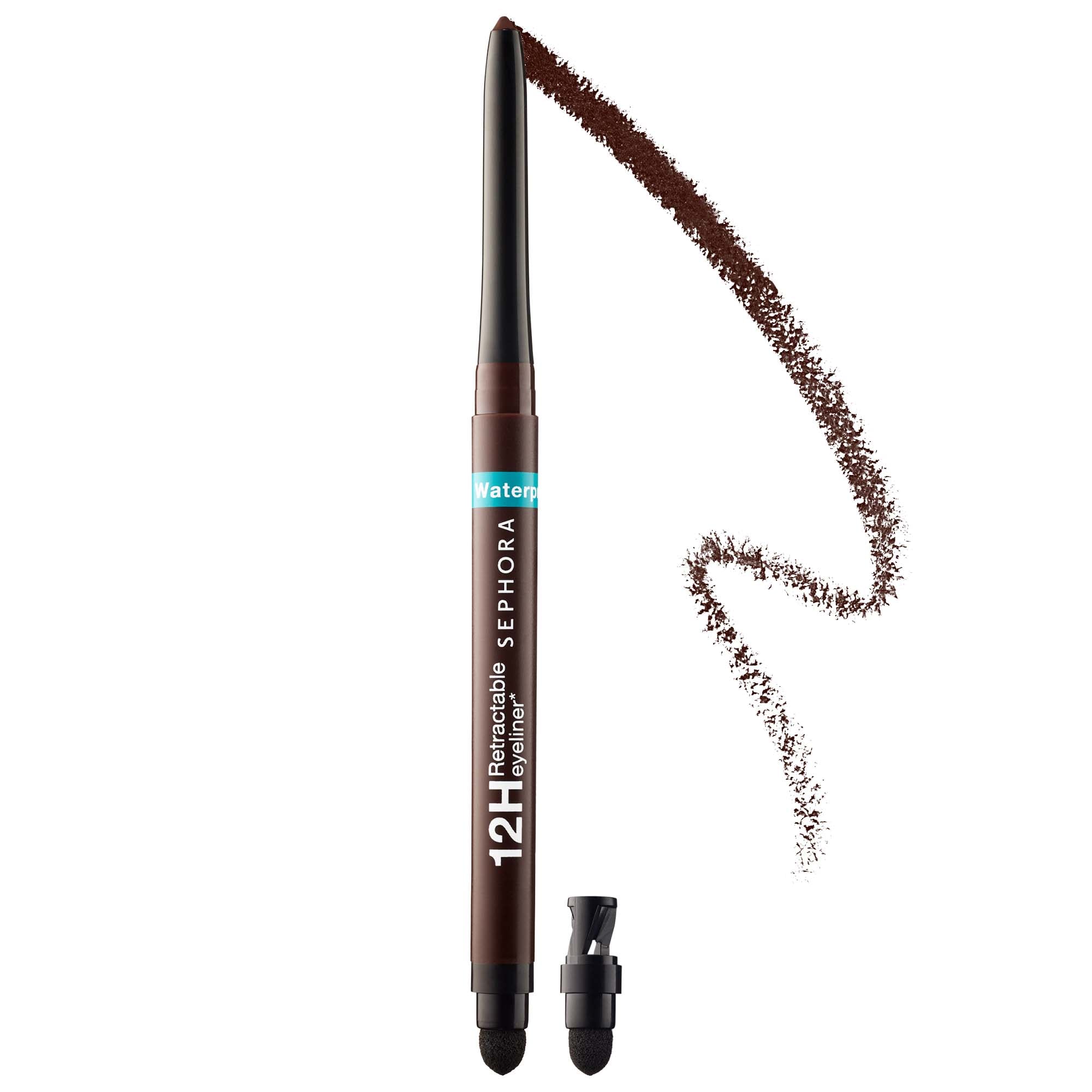 Waterproof 12hr Retractable Eyeliner Pencil - 10-Matte Brown