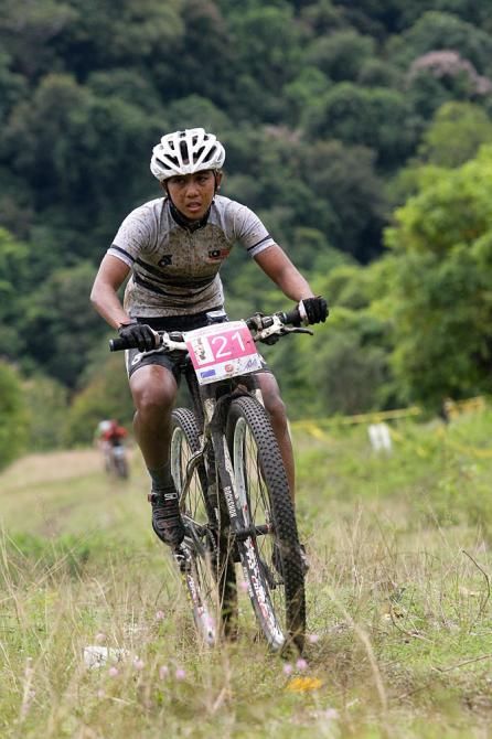 National Champion Masziyaton Mohd Radzi is the top local female rider in stage 3