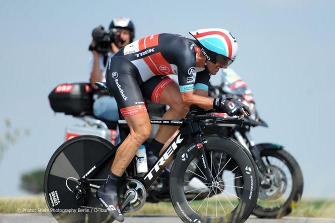 Cancellara (RadioShack Leopard) blitzed the field in the Tour of Austria's time trial