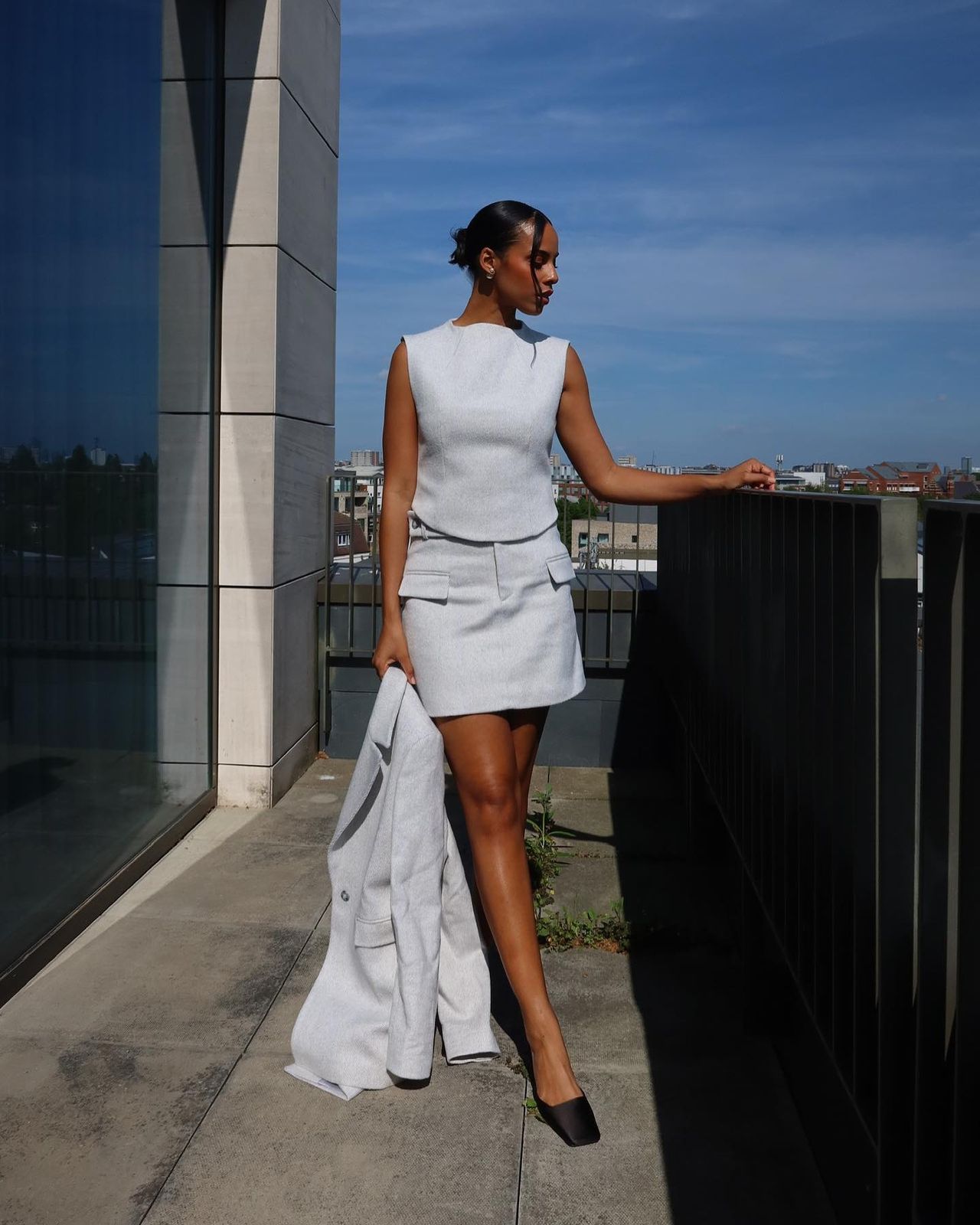 A White-Skirt Co-Ord Is the Easiest Way to Look Classy in An Instant ...