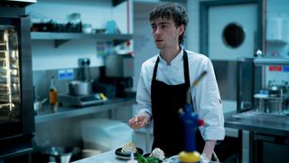 Jamie (Stephen McMillan) in the kitchen in Boiling Point episode 2