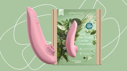 Womanizer Premium Eco in full version and image of the packaging
