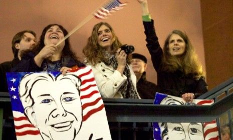 A Rick Santorum rally in Washington state