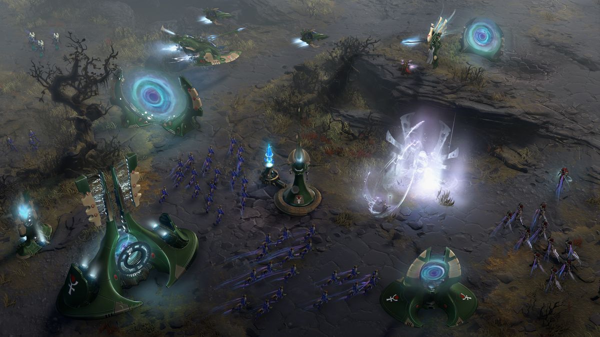 This is what an early Eldar base looks like
