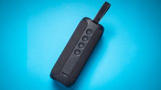 Tribit StormBox 2 back with Bluetooth and power buttons