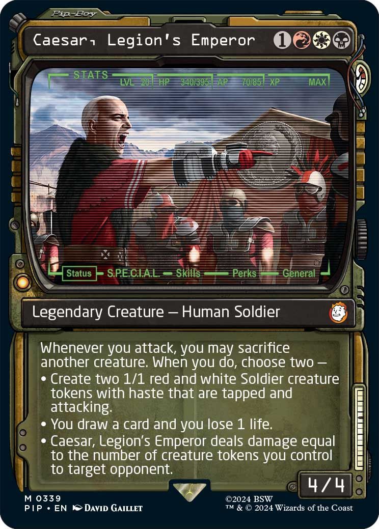 Magic: The Gathering Fallout crossover card preview