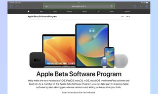 iPadOS 16 beta install page beta.apple.com