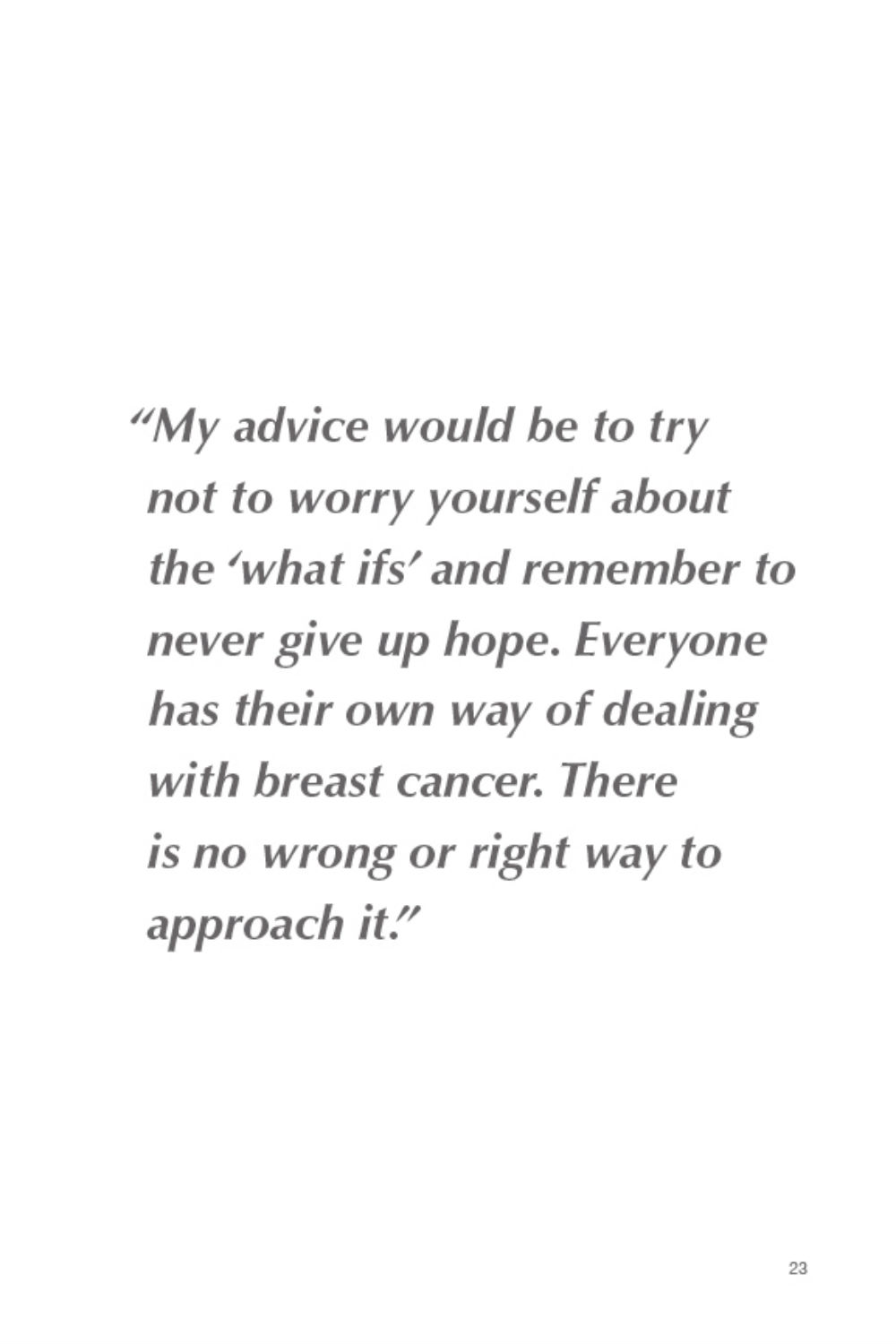 diagnosed with cancer quotes