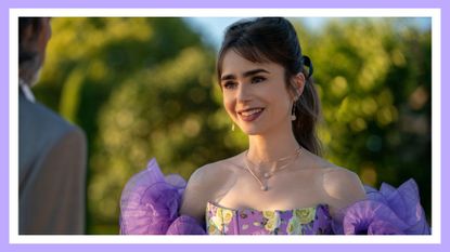 Lily Collins as Emily in episode 306 of Emily in Paris