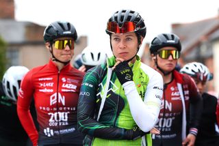 WREXHAM WALES JUNE 07 Nicole Frain of Australia and Hess Cycling Team prior to the 9th Tour of Britain Women 2024 Stage 2 a 1401km stage from Wrexham to Wrexham UCIWWT on June 07 2024 in Wrexham Wales Photo by Matt McNultyGetty Images