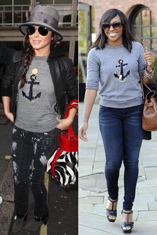 Cheryl Cole and Alexandra Burkle - Who wore it best?