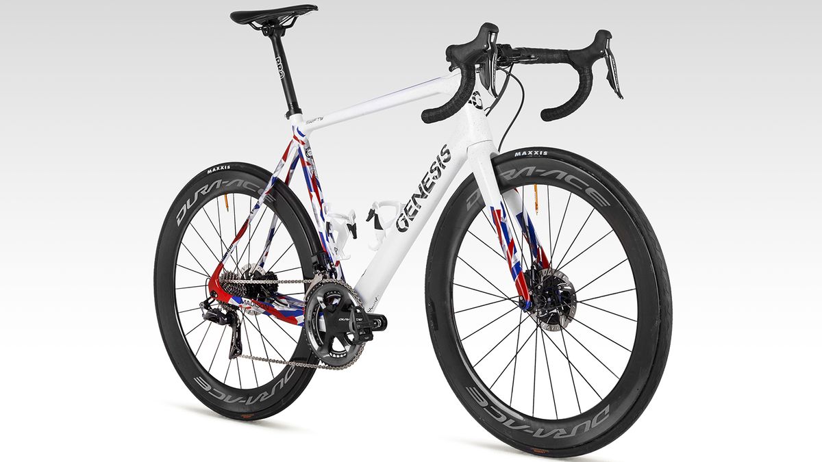 Swift will have a choice of racing on the Genesis Zero SL Disc or a differently custom-decorated Zero SL equipped with rim brakes