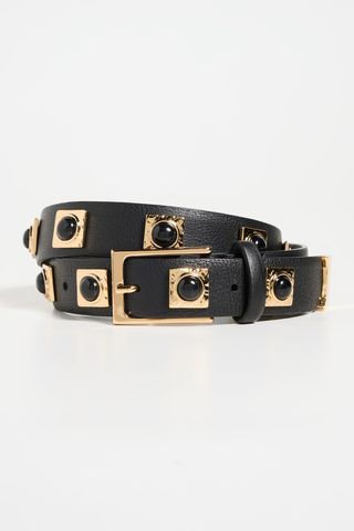 Aureum No. 2 Black Studded Belt