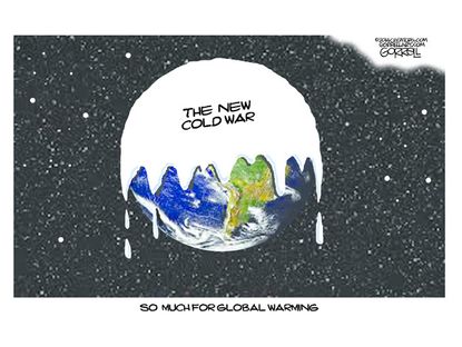 Editorial cartoon Global Warming environment